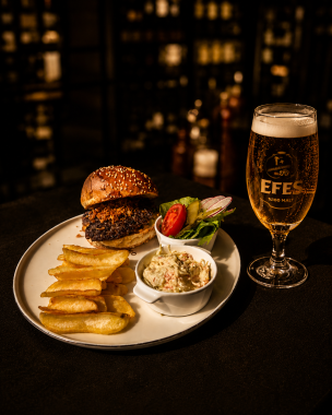 Klasik Burger + Efes Pilsen Fıçı 50cl